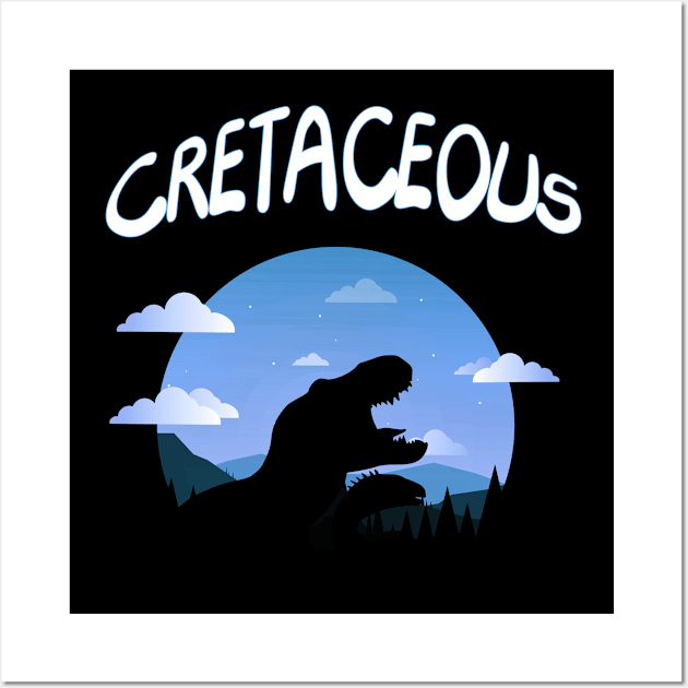 Cretaceous T rex Wall Art by PharaohCloset